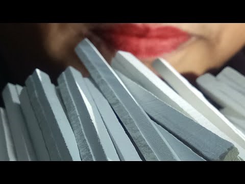50...slate pencils //eating video //😋🤤