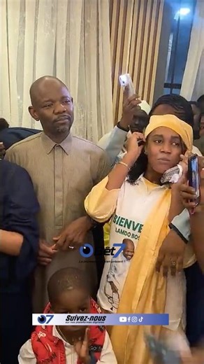 Tahirou Sarr et ses enfants émouvant