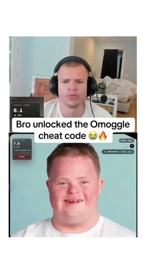 Bro pulled out the ultimate secret strategy on Omoggle He was NOT losing today!😱👀💀 #Omoggle #fyp