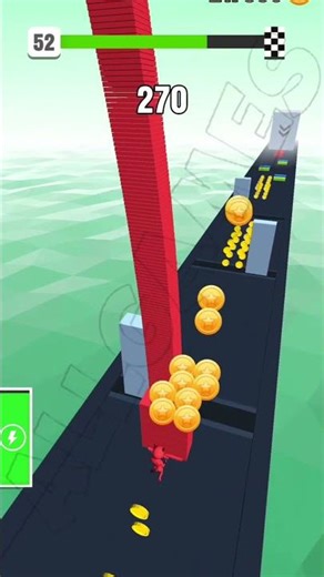 stack colors lvl 52 gameplay all games #shorts #stackcolors #allgames #viralvideo