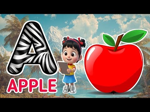Phonics Song 2 with TWO Words in 3D - A For Airplane - ABC Alphabet Songs with Sounds for Children
