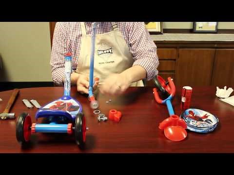 How to assemble a Huffy 3 wheel scooter