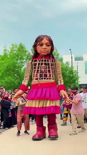 Little Amal's Heartwarming Street Adventures