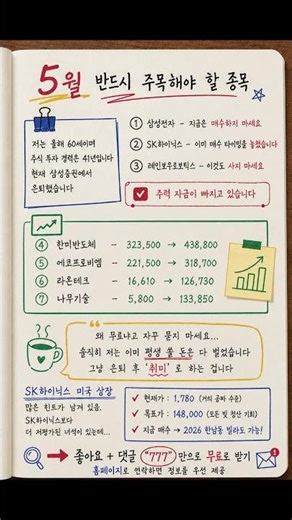 5월 투자 찬스🚀 SK하이닉스·라온테크 #주식 #투자전략 #한국주식 #재테크 #성장주 #급등주