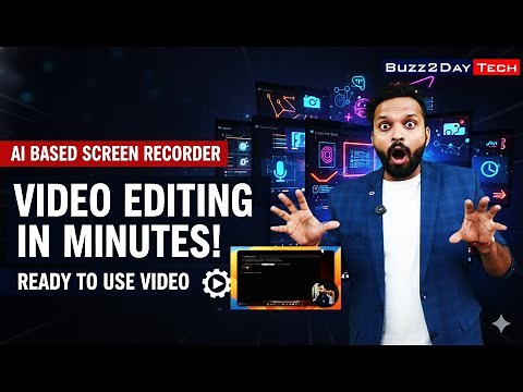 AI Based Screen Recording and Video Editing
