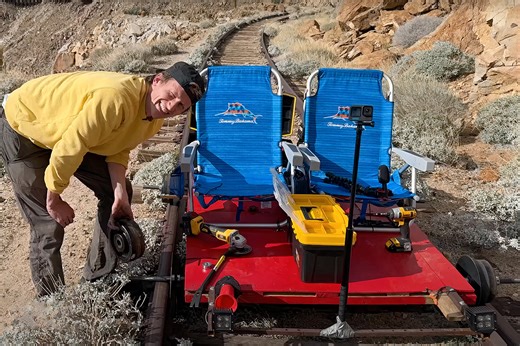 This Custom Go-Kart is Designed to Travel on Railroad Tracks