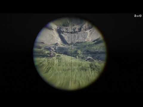 Red Dead Redemption 2 Use Carbine Repeater with Scope Shoot Bison