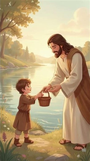 The Boy Who Fed Jesus — The Miracle That Started With a Lunch Box 🐟🍞