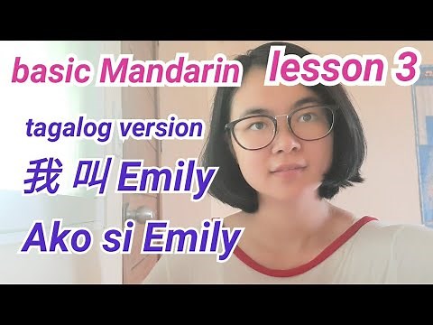 (lesson 3)Learn basic Chinese Taiwanese Mandarin/how to introduce yourself in super easy way