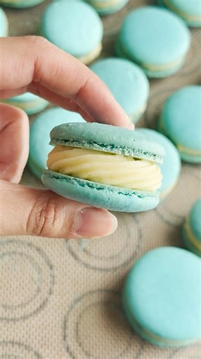 EASY Macarons with buttercream filling