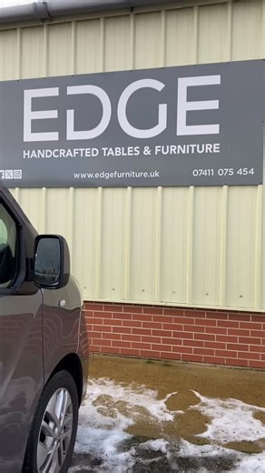 The snow has mostly gone, my batteries are charged and it’s time to kick off 2026. Let’s do this 🤩 #edgefurniture #2026 #design #handmade #luxury | Edge Handcrafted Tables & Furniture