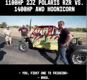 World's Fastest 1100hp 2JZ Polaris RZR vs Ken Block's AWD 1400hp Mustang! // Hoonicorn vs The World 2 | Hoonigan