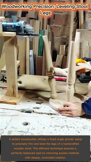 Woodworking Precision: Leveling Stool Legs