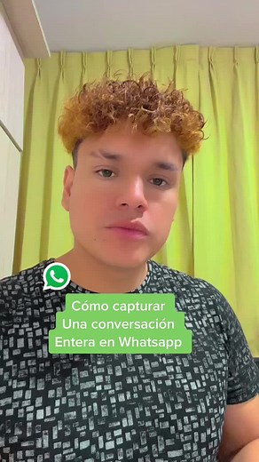 Cómo capturar toda una conversación en WhatsApp