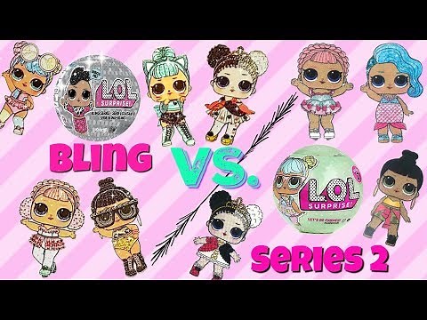 LOL Surprise BLING SERIES Full Checklist | LOL Surprise Holiday Series VS. Series 2 LOL Dolls