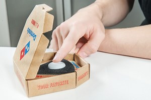 Now There's a Single Button to Order Domino's Pizza