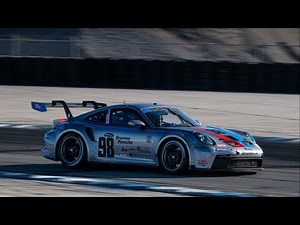 A damp lap of Sebring in a Porsche 992 GT3 Cup