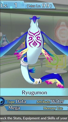 Showcase Digimon and Skill Ryugumon - Digimon Story: Cyber Sleuth