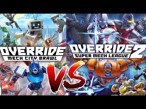 Override: Mech City Brawl vs Override 2: Mech City League