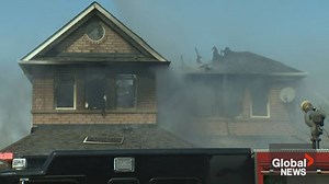Fire crews investigating after explosion, fire engulfs home in Richmond Hill
