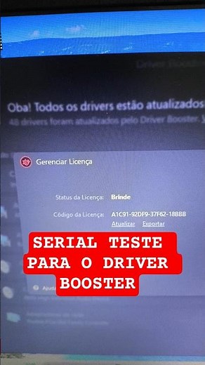 Como atualizar Serial driver booster com senha brinde