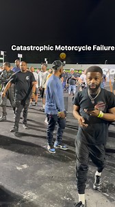Catastrophic Motorcycle Failure and lots of oil on the racetrack! 😮 | CycleDrag