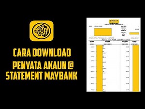 Cara Download Statement Maybank Menggunakan Maybank2u