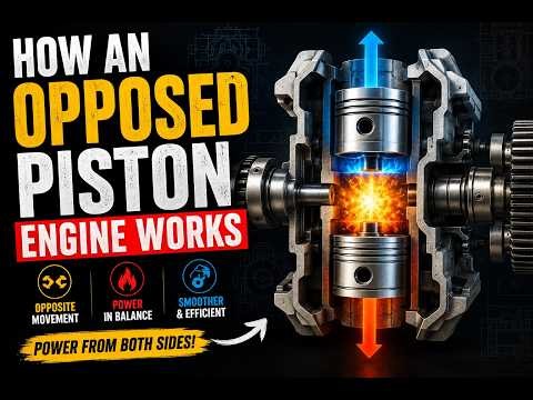 How an Opposed-Piston Engine Works 🔥 | Engine Explained Simply