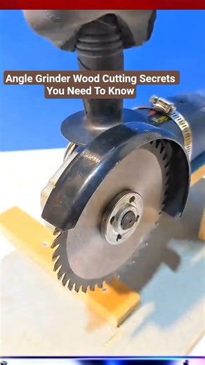 ​Angle Grinder Wood Cutting Secrets You Need To Know #woodworking #shorts #tricks
