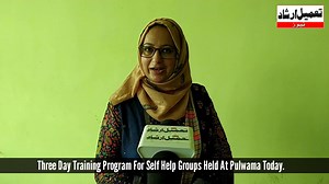 15 reactions | Three Day Training Program For Self Help Groups Held At Pulwama Today. | Tameel Irshad | Facebook