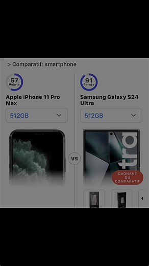 S24 ultra is unbeatable..😃 #samsung #samsungs24ultra #apple #comparatif #fyp