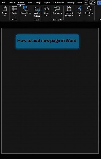 How to add new page in Word 📃😏