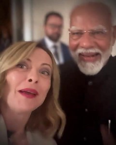 #G7_Summit Meloni: Hello from the melody team.. hehehe Modi ji: haha haha haha..😜 Padh lena G7 summit ke bare me 13-15 June, Participants, G7 members, Agenda, Important discussion etc.. | Nikhil Gupta
