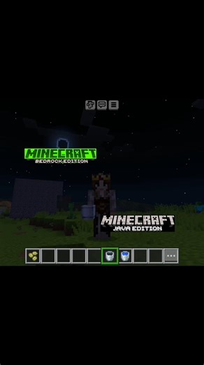 Minecraft Bedrock Edition our Java Edition 🔕
