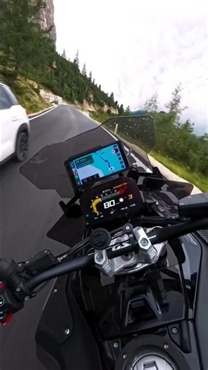 BMW R1300GS Lean Angle Test 🏔️Riding the Stelvio Pass 💕⚡ #bmwmotorrad #bmwgs #bmwgs #ytshorts #viral