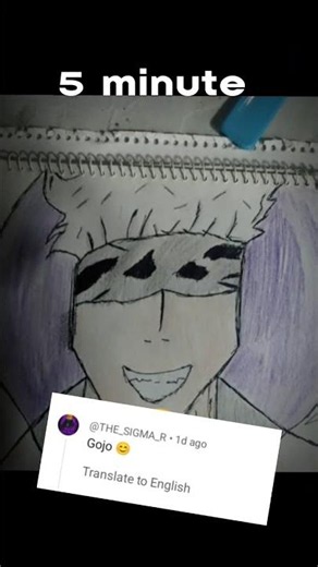 How I Draw Gojo from Jujutsu Kaisen in Under 60 Minutes