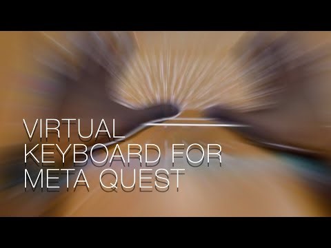 Virtual Keyboard for Meta Quest