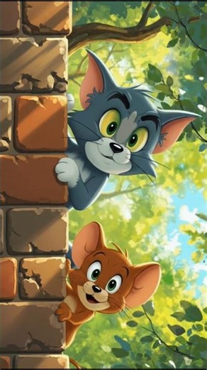 cartoon tom&jarry #cartoon #ai #tomandjerry #animation #shorts