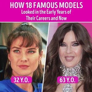 75K views · 261 reactions | How 18 Famous Models Looked in the Early Years of Their Careers and Now | CelebRatings | Facebook