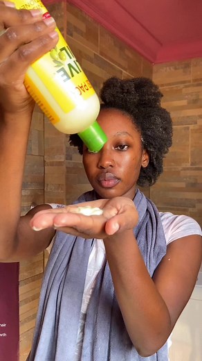Here’s todays conditioner & deep conditioning treatment. I always alternate and try new ones but this one has always been a constant. Love the hydration. . . . I got my ORS replenishing conditioner @clicksza . . #fypシ #naturalhairtiktok #afro #orahh_x #trendingvideo