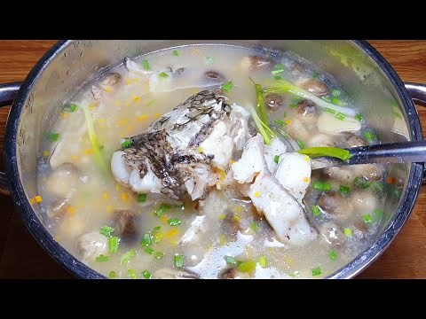 SNAKEHEAD FISH PORRIDGE - How to cook Snakehead Fish Porridge with bitter vegetables from the Wes...