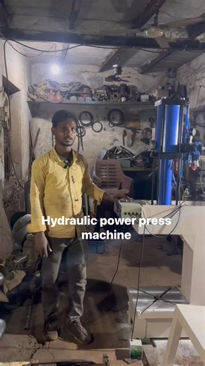 Hydraulic power press machine | Ghanshyam Indian Machine