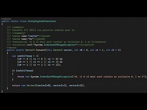 Unity Tip Vector3 is also an Array