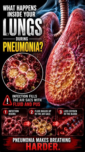 What Happens Inside Your Lungs When Pneumonia Strikes? 🫁😨