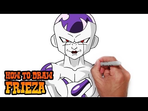 How to Draw Frieza- Dragon Ball Z- Video Lesson