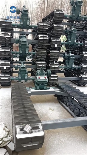 Tracked Chassis Loading and Shipping by Shuohui Machinery