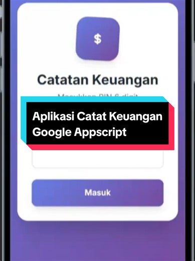 aplikasi Catat Keuangan Google Appscript