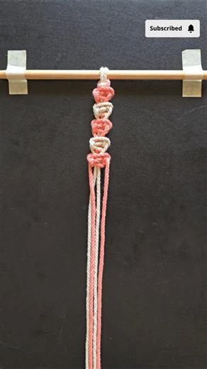 macrame flower knots 🌸 #macrametutorial #diy #artandcraft #ytshorts #trend