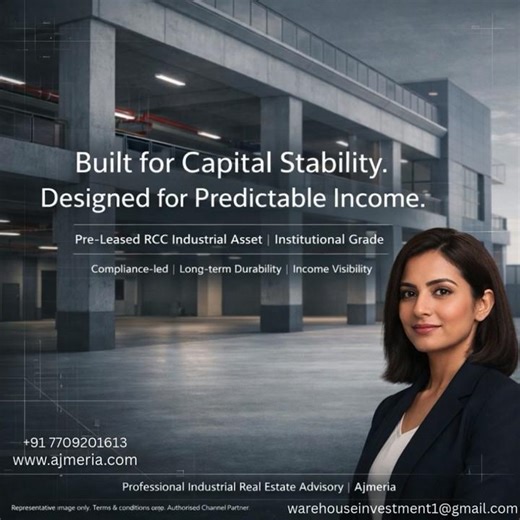 Pre-Leased RCC Industrial Asset with Assured Income Visibility & Regulatory Compliance