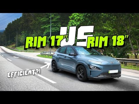 Rim BESAR vs Rim KECIK pasang kat EV! Tawan 3 bukit 1 hari!